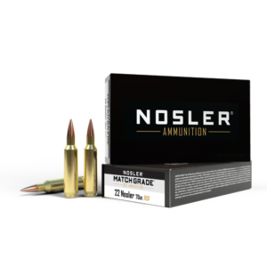 Nosler Match Grade Rifle Ammunition .22 Nosler 70 gr RDF 3000 fps 20-ct