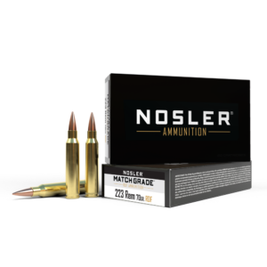 Nosler Match Grade Rifle Ammunition .223 Rem 70gr RDF HPBT 2850 fps 20-ct