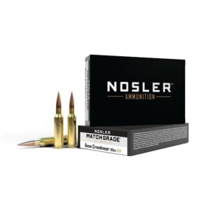 Nosler RDF Match Grade Rifle Ammunition 6mm Creedmoor 105gr HPBT 3050 fps 20-ct