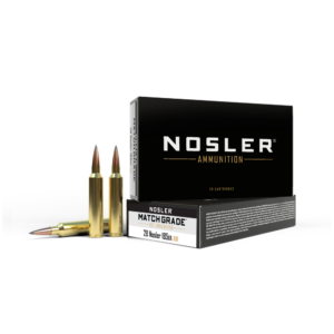 Nosler RDF Match Grade Rifle Ammunition .28 Nosler 185gr HPBT 3075 fps 20-ct