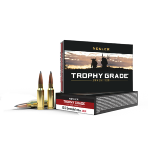 Nosler Trophy Grade Rifle Ammunition 6.5mm Grendel 129gr AB 2350 fps 20-ct