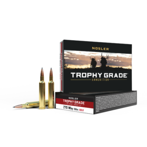 Nosler Trophy Grade Long Range Rifle Ammunition 270 WBY 150gr ABLR 20-Box