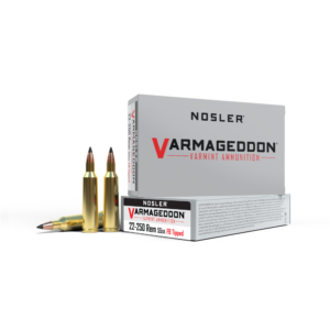 Nosler Varmegeddon Rifle Ammunition .22-250 Rem 55 gr FB Tipped 3550 fps - 20-ct