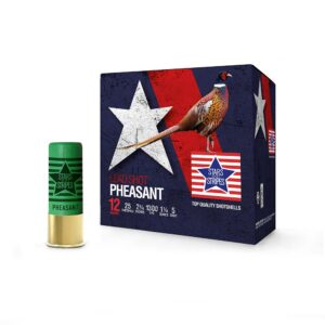 PPU Stars & Stripes Pheasant Load Shotshells 12ga 2-3-4'' 1-1-4oz 1300 fps #5 25-ct