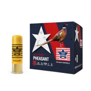 PPU Stars & Stripes Pheasant Load Shotshells 20ga 2-3-4'' 1oz 1300 fps #6 25-ct