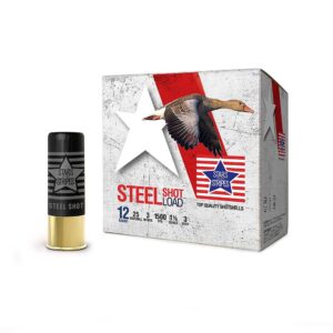 PPU Stars & Stripes Steel Shotshell 12ga 3''  1-1-8 oz 1500 fps #3 25-ct