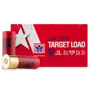 TRZ Trading Target Load Shotshells 12 ga 2-3-4" 1-1-8 oz 1250 fps #7.5 25-ct