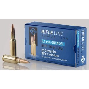 PPU Rifle Ammunition 6.5 Grendel HPBT 120gr 2674 fps 20-ct