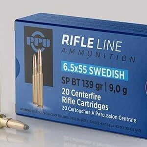 PPU Rifle Ammunition 6.5x55mm Swedish 139 gr SP 2540 fps - 20-ct