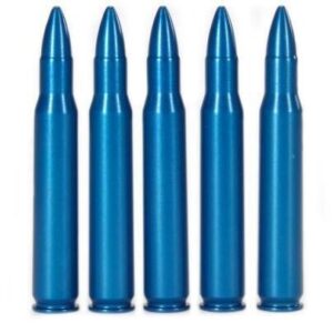 A-Zoom Aluminum Snap Caps .30-06 Blue 5-pk
