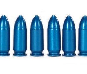 A-Zoom Aluminum Snap Caps 9mm Luger Blue 10-pk