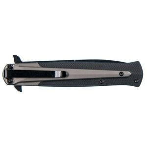 Smith & Wesson M&P 1085898 Dagger Clip Point Folding Knife 3 7-8" Blade Black