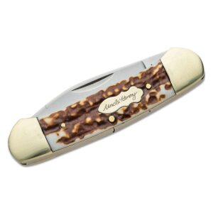 Uncle Henry 11UH Large Canoe Folding Knife 3 3-5" Blade Next Gen Staglon Handle