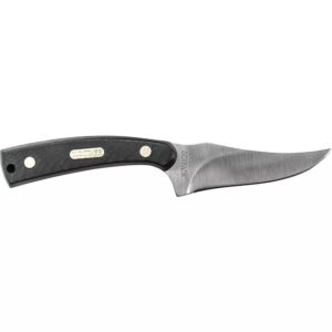 Old Timer Sharpfinger Knife Full Tang 3 3-10" Fixed Blade Black