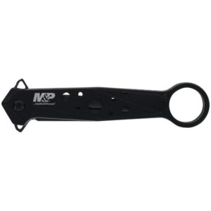 Smith & Wesson M&P Folding Knife Dagger Blade Black