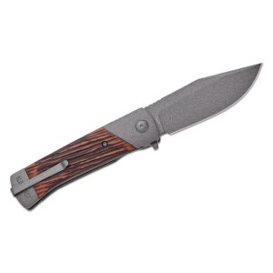Old Timer Frontier Manual Folding Knife 3-1-2" Clip Point Blade Rosewood