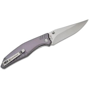 Smith & Wesson Black Ops Folding Knife 3-1-2" Clip Point Blade Slate Grey Box