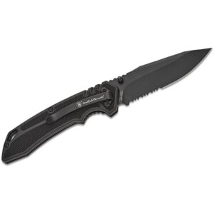Smith & Wesson Special Ops Folding Knife 3" Clip Point Blade Black Box