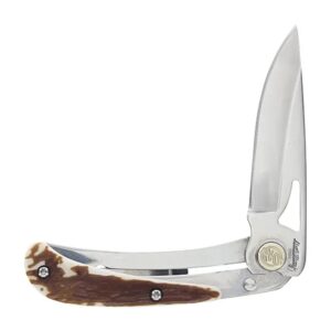 Uncle Henry 3UH Large Folding Knife 2-7-10" Drop Point Blade Staglon