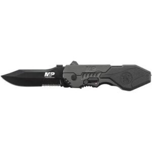 Smith & Wesson M&P M.A.G.I.C. Assisted Opening Clip Point Folding Knife 3 3-5" Blade Black
