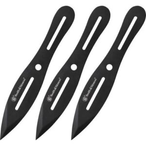 Smith & Wesson 3 8" Throwing Knives 4 1-4" Blade Black
