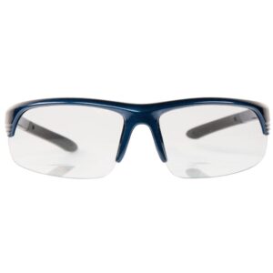 Smith & Wesson Corporal Shooting Glasses Half Frame Blue with Clear Lens