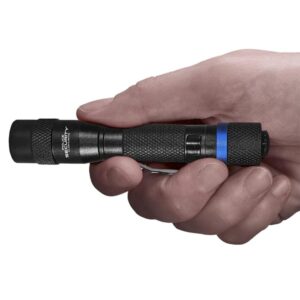 Police Security Flashlights Mole Flashlight 45 Lumens Black