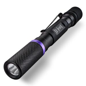 Police Security Flashlights UV Flashlight 395NM Black