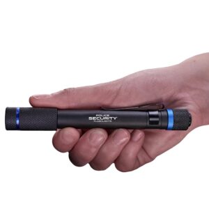 Police Security Flashlights Aura Penlight Flashlight 270 Lumens Black