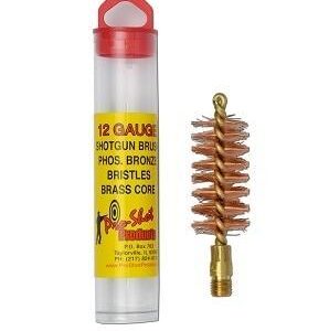 Pro-Shot Phosphorus Bronze Bristles-Brass Core Shotgun Bore Brush (5-16-27 Thread) 12 ga