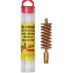 Pro-Shot Phosphorus Bronze Bristles-Brass Core Shotgun Bore Brush (5-16-27 Thread) 20 ga