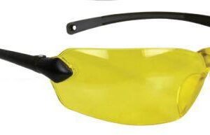 Radians Overlook Shooting Glasses Black with Amber Lens