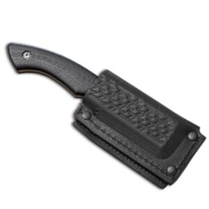 ABKT Elite Grunt Fixed Knife 3" Nesmuk Blade Black