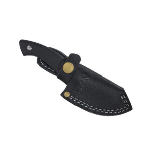 ABKT Elite Grunt Fixed Knife 3" Guthook Blade Black