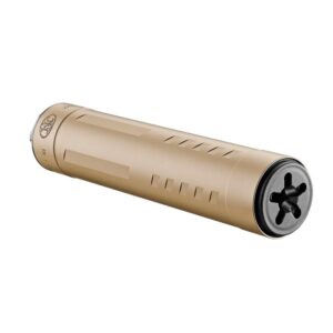 FN Catch 22 Ti Suppressor .22 LR-17 HMR 5.25" 1-2"x28 Thread Flat Dark Earth