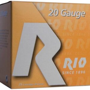 Rio Small Game Load Shotshell 20 ga 3" MAX 1-1-4 oz #6 1250 fps 25-Box
