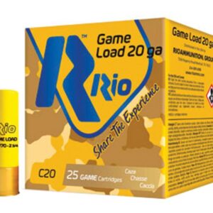 Rio Field Low Recoil Shotshells 20 ga 2-3-4" 1oz  #7.5 1180 fps 25-ct