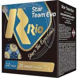 Rio Star Team EVO 28 Low Recoil Shotshells 12ga 2-3-4" 1oz 1135fps #8 25-ct