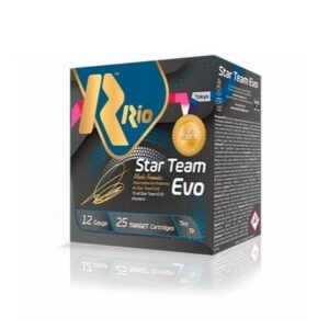 Rio Star Team EVO Shotgun Ammo 32 Low Recoil 12ga 2-3-4" 1150fps 1-1-8oz 8 Shot 25-ct