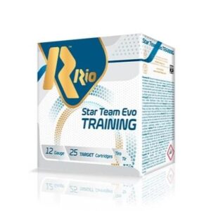 Rio Star Team Evo Training 24 Gram Shotshells 12 ga 2-3-4" 1340fps 7-8oz #8 25-ct
