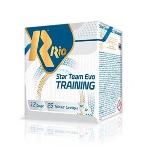 Rio Star Team Evo Training Shotgun Ammo 12ga 2-3-4" 1200fps 1-1-8oz 7.5 Shot 25-ct