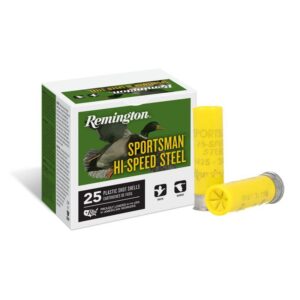 Remington Sportsman Hi-Speed Steel Shotshells 20ga 2-3-4 in 1425 fps 3-4 oz #7 25-ct