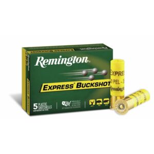 Remington Express Buckshot Shotgun Ammo 20 ga 2 3-4" 3 3-4 dr 20 plts #3B 1220 fps 5-ct