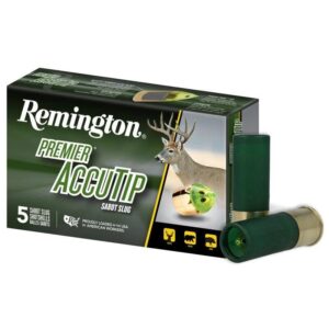 Remington Premier AccuTip Bonded Sabot Slug 12 ga 2 3-4" 385 gr Slug 1850 fps 5-ct