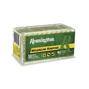 Remington Magnum Rimfire Ammunition .22 WMR 40 gr PSP 1910 fps 50-ct