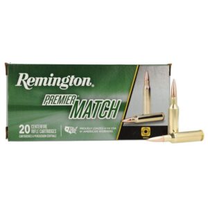 Remington Premier Match MatchKing Rifle Ammunition .224 Valkyrie 90gr BTHP 2700 fps 20-ct