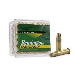 Remington Golden Bullet Rimfire Ammunition .22 LR 36 gr HP 1280 fps 100-ct