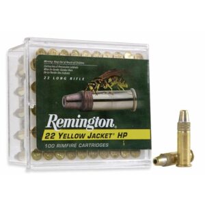 Remington .22 Yellow Jacket Rimfire Ammunition .22 LR 33 gr TCHP 1500 fps 100-ct