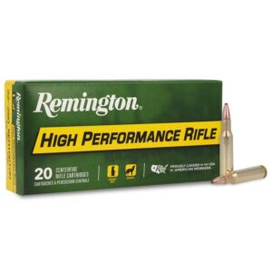 Remington Rifle Ammunition .22-250 Rem 55 gr PSP 3680 fps 20-ct