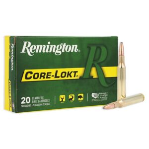 Remington Core-Lokt Rifle Ammunition 7mm-08 Rem 140 gr PSP 2860 fps 20-ct